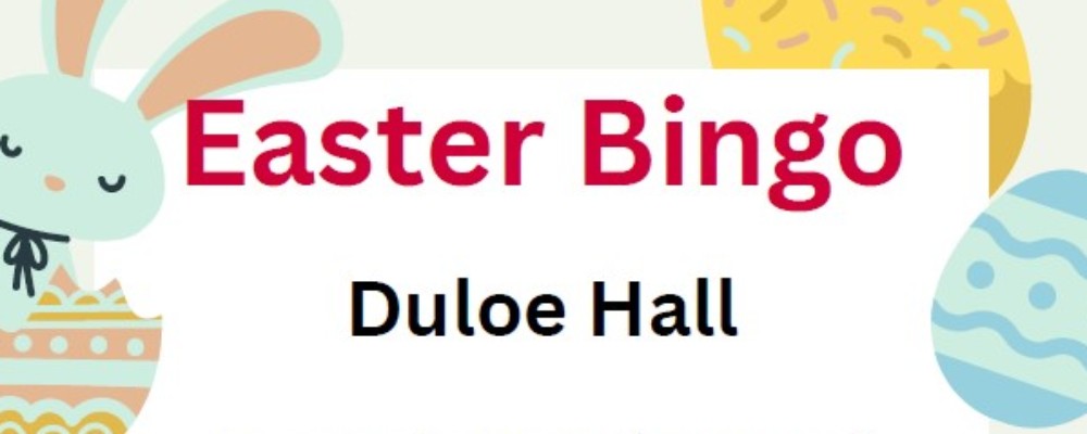 Easter Bingo Duloe Charity Event