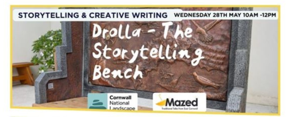 Drolla – The Storytelling Bench – Liskeard Library