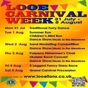 31 Jul Looe Carnival Week