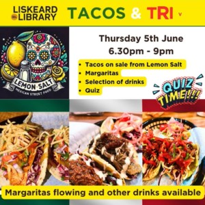 Poster showing a selection of Mexican Food. 