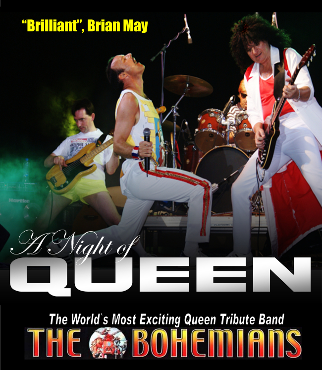 The Bohemians - A Night of Queen - liskeard-visit 18