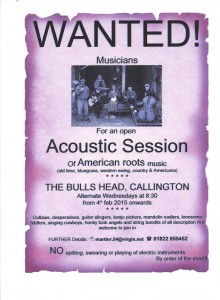 Callington Acoustic music session
