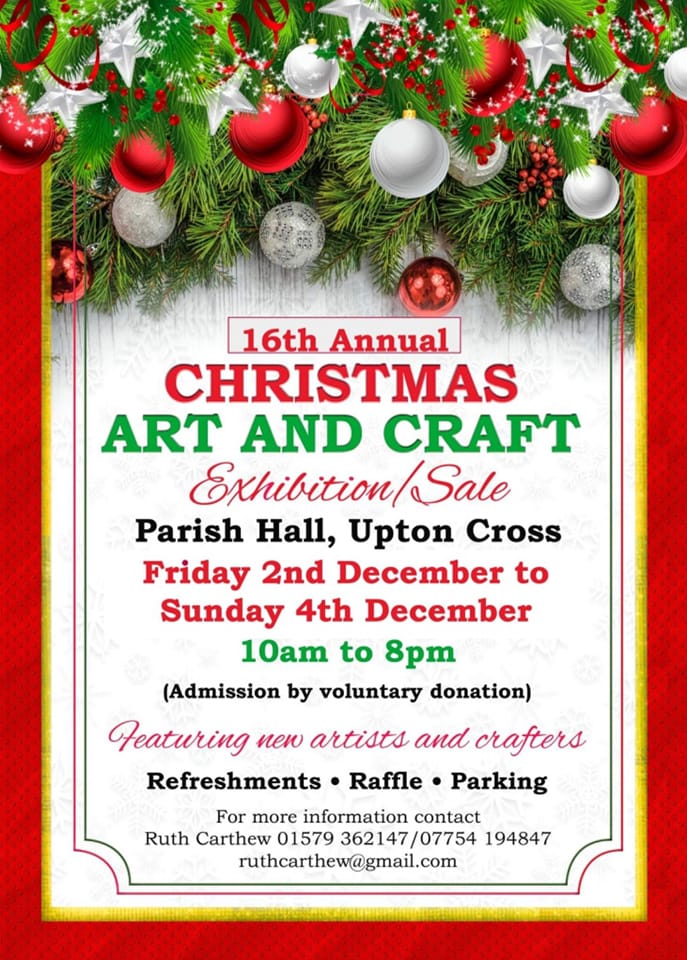 Christmas Art and Craft Sale and Exhibition - Cancelled - liskeard-visit 18