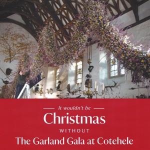 Christmas Garland & Decorated Hall 2 - Cotehele