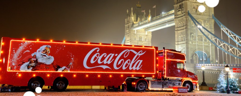 Coca-Cola Truck Visit to Looe