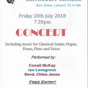 Concert Liskeard Wesley