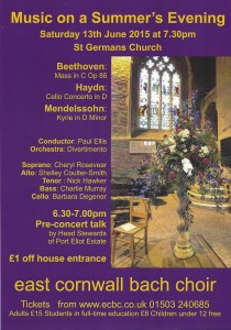 East Cornwall Bach Choir - Music on a Summer's Evening