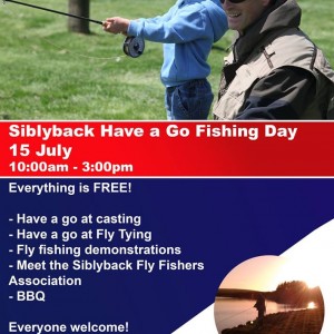 Fly fishing at Siblyback