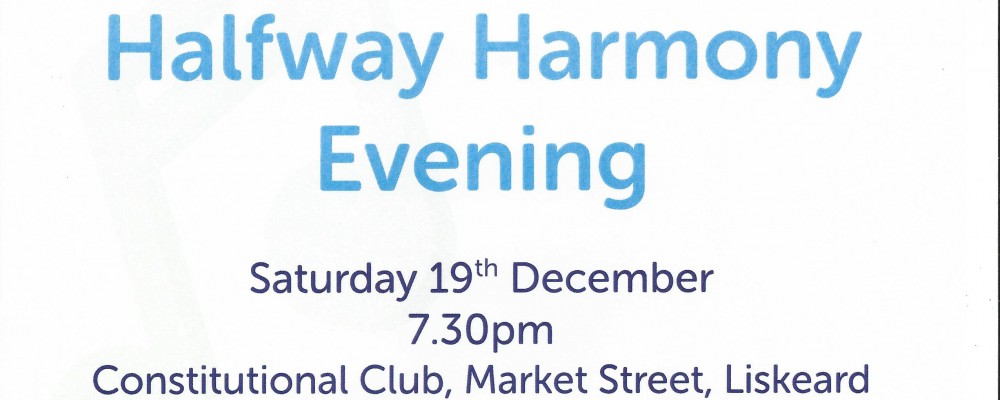 Halfway Harmony Evening in aid of Cancer Research UK