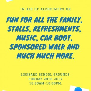 In aid of Alzheimers