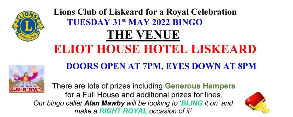 Liskeard Lions Bingo