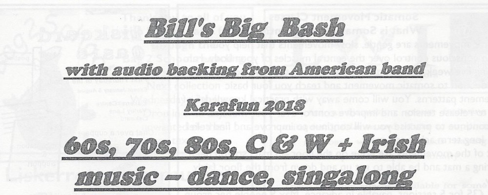 Bill’s Big Bash