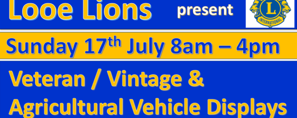 Looe Lions Car Boot Sale and Vintage Vehicles