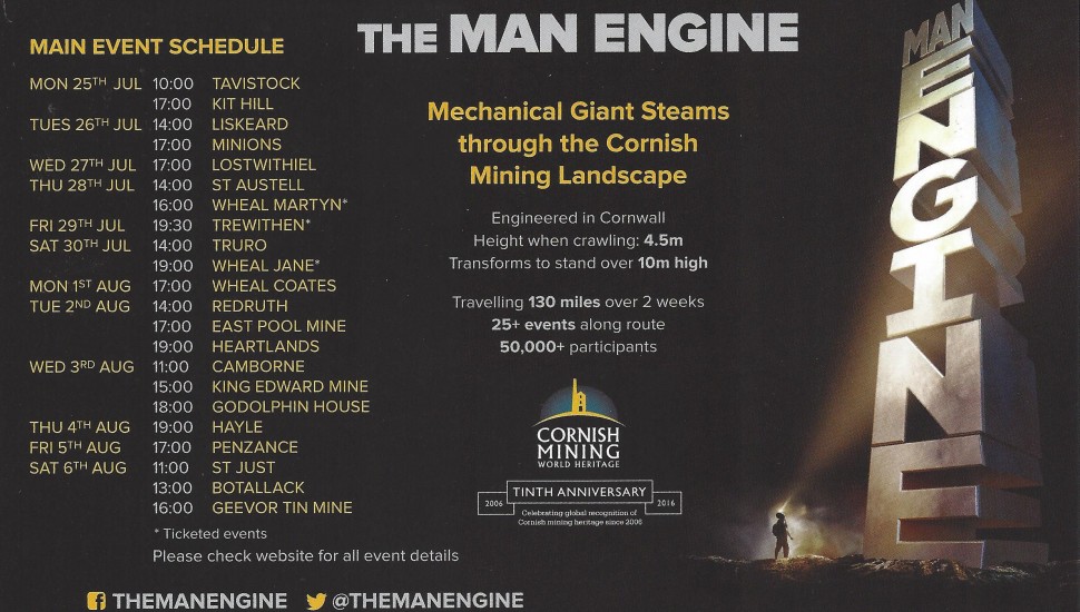Man Engine - dates