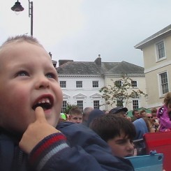 Mary Roberts - my grandson Jared Foster age 3yrs, the wonderment on his face was lovely to see.