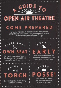 Miracle outdoor theatre guide