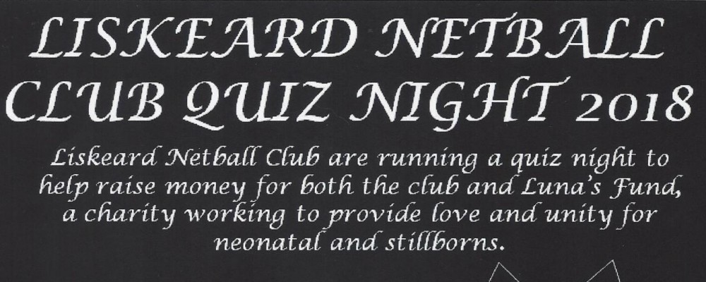 Netball Club Quiz Night