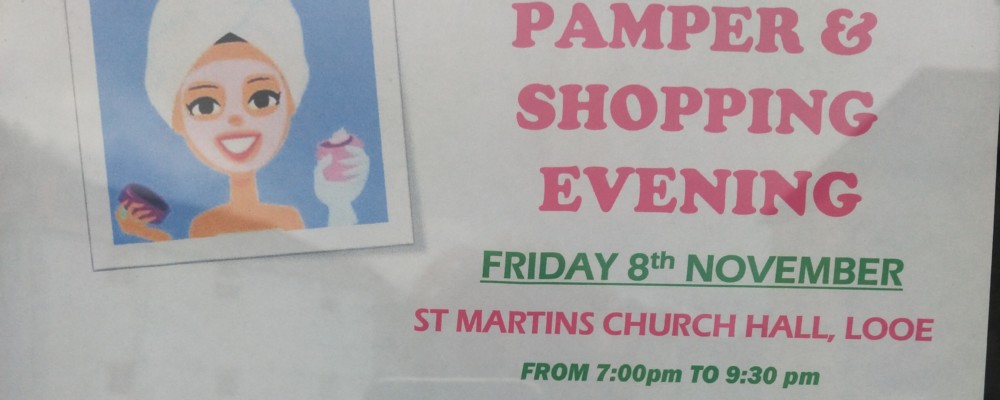 Ladies Pamper and Shopping Evening