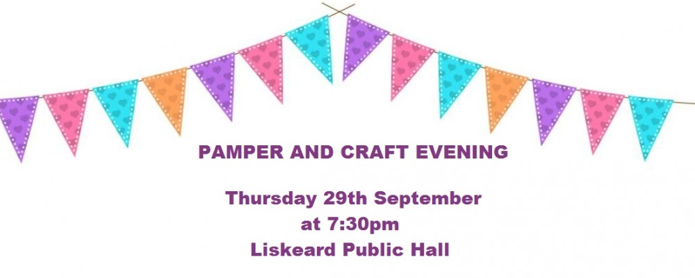 Pamper and Craft Evening