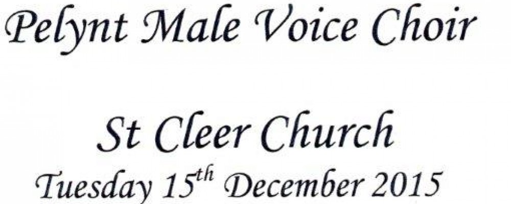 Christmas Songs & Carols with Pelynt Male Voice Choir
