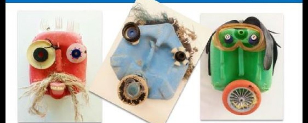 Kid’s Crafts – Portraits in Plastic