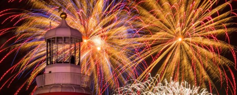 Bonfire Night On Plymouth Hoe