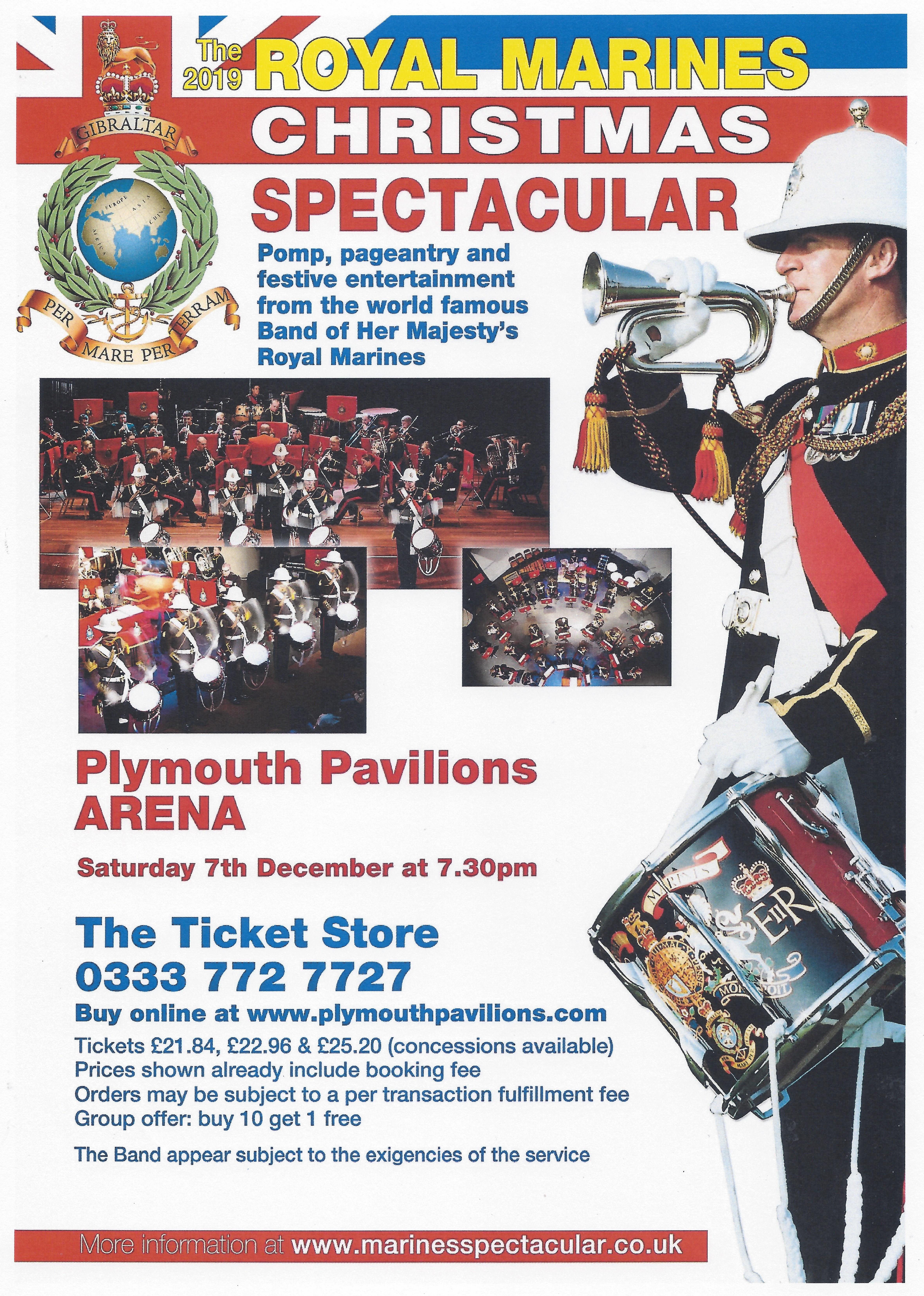 Visit Liskeard Events The Royal Marines Christmas Spectacular