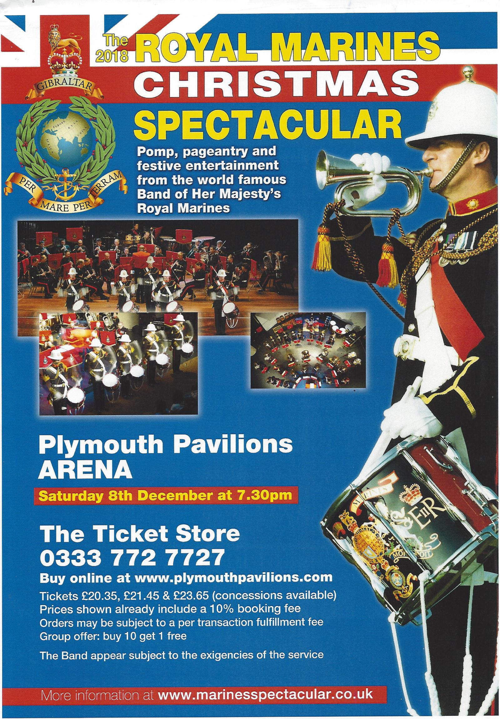 Royal Marines Christmas Spectacular 2024 Plymouth Margo Sarette