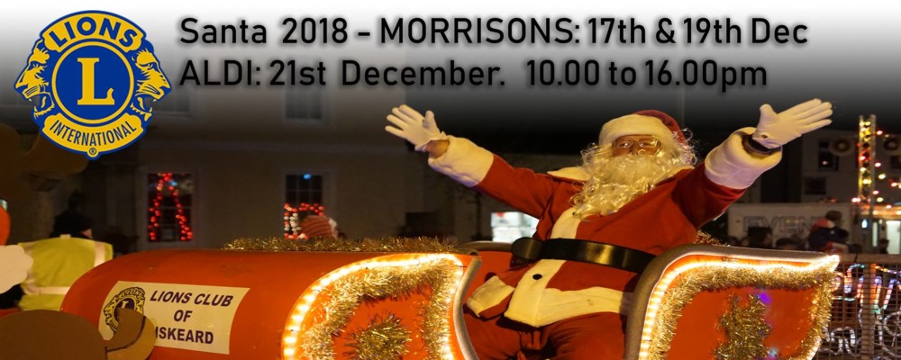 Liskeard Lions Santa- Morrisons