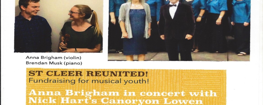 Anna Brigham in concert with Canoryon Lowen