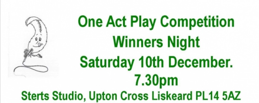 One Act Play Competition Winners Night