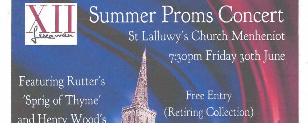 Summer Proms Concert at Menheniot