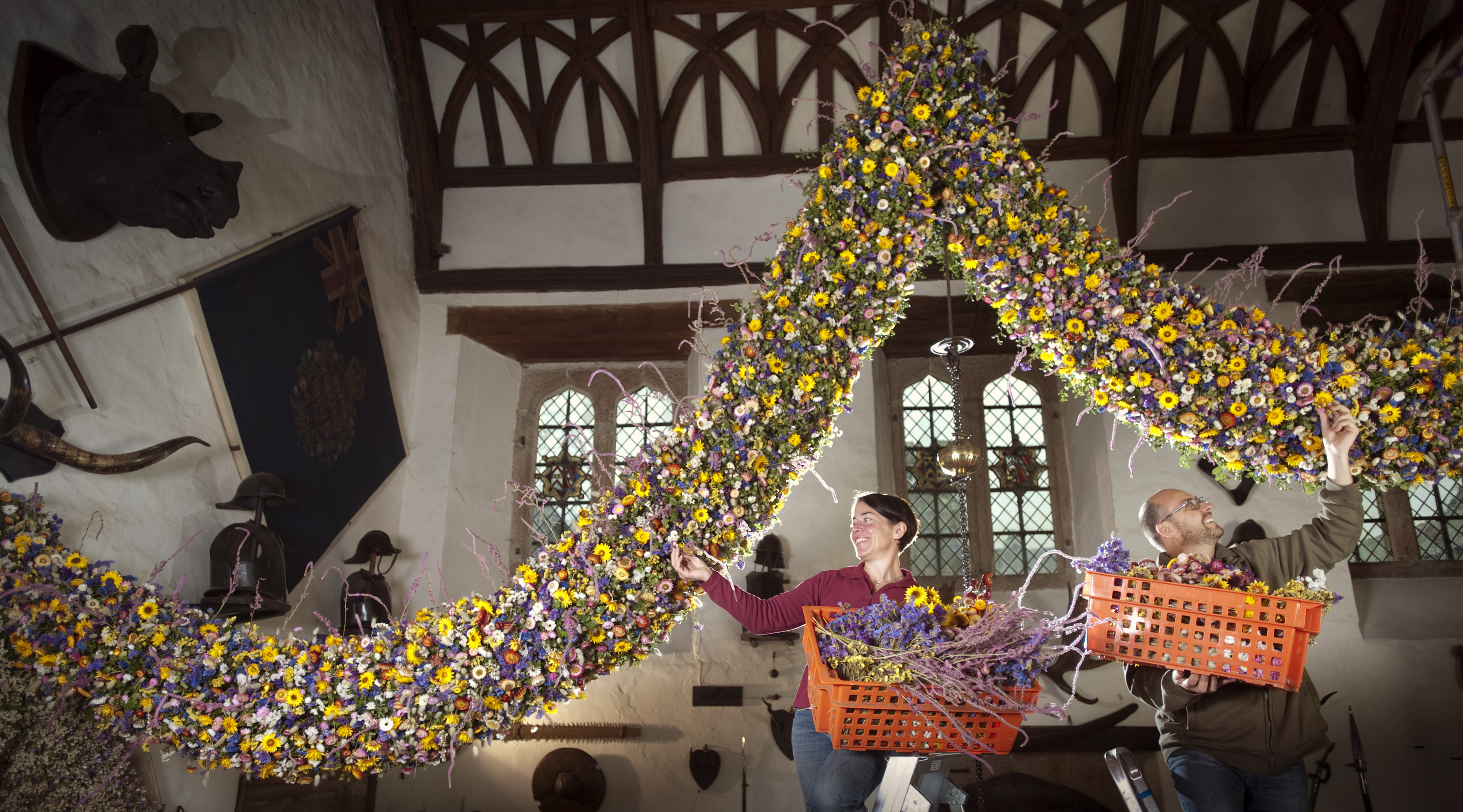 See the Commemoration Garland at Cotehele liskeardvisit 18