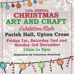 upton cross craft sale poster